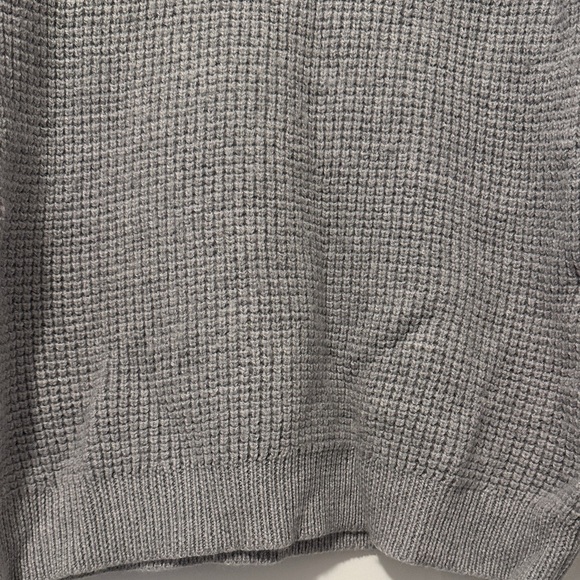 Wilfred Free Aritzia *Grey Isabelli Crewneck Waffle Sweater Size Small Woman’s - Picture 3 of 11
